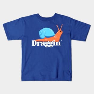 Dragging Snail Kids T-Shirt